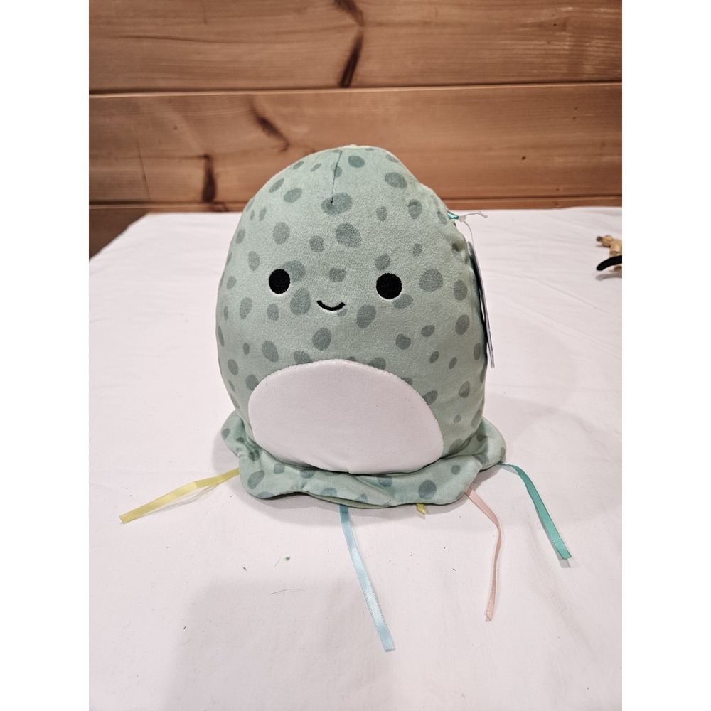 Squishmallows Forina Jellyfish Plush 9" Kellytoy Seafoam Green Spotted...
